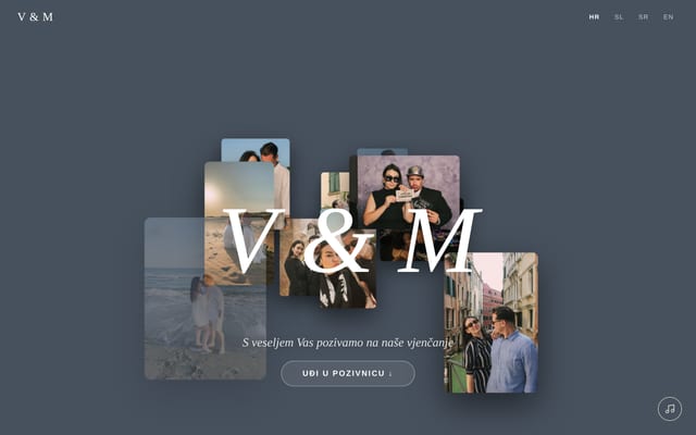 Vanja & Matjaž — desktop